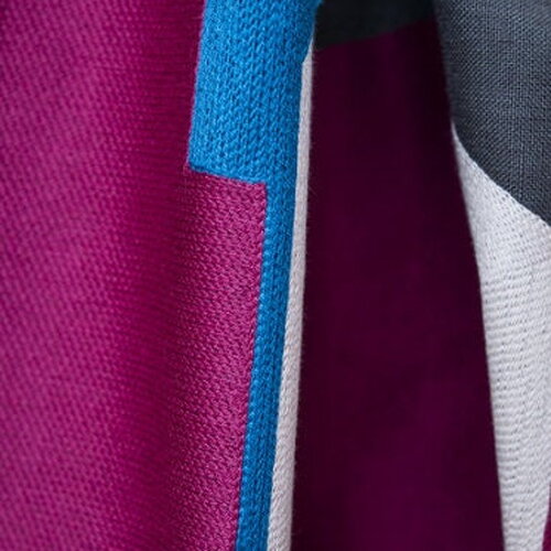 Coton viscose ameublement multicolore, toile brodée jacquard, tissu siège tapissier/mètre, savoir-faire, coupon de tissu, fleur