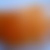 1 m ruban organza grande largeur (7 cm) couleur orange 