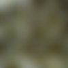Coupon de tissu africain, fond ocre et marron clair,  motifs medaillons 