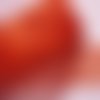 Joli ruban fete - 1,90 m en voile organza,  couleur orange avec paillettes  - ruban fete - toutes occasions