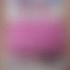 10 m petit ruban fantaisie aspect fronce - couleur rose