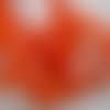 2,50 m de galon a franges, structure fil metal, couleur orange