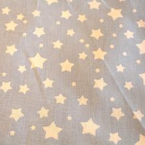 Tissu étoiles bleues 50*70 cm