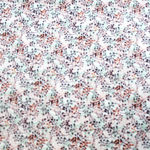 Coupon tissu  50x70 cm style liberty multicolore