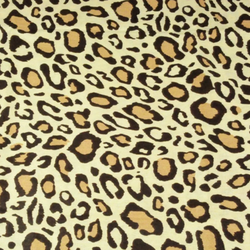 Tissu coton léopard 50x80 cm