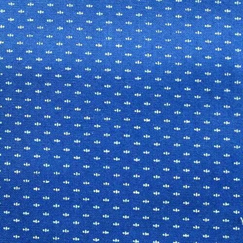 Tissu coton bleu et blanc  50x70 cm