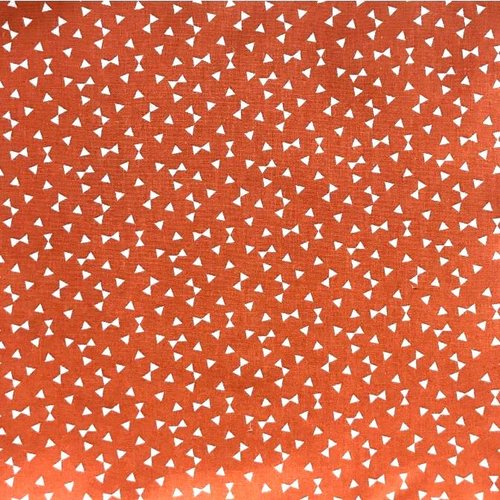 Tissu graphique rouille 50x70 cm