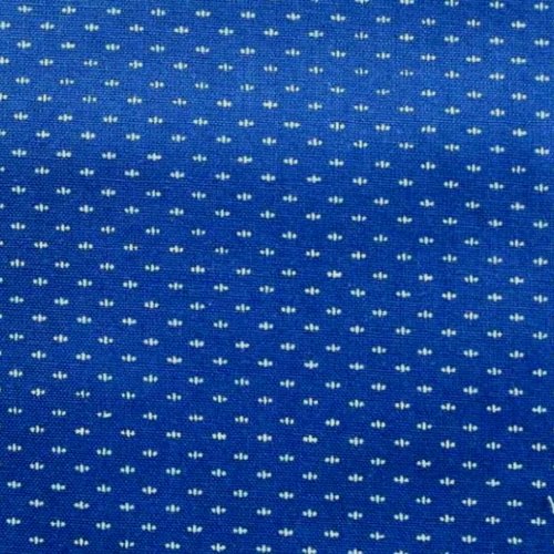 Tissu coton bleu et blanc  50x70 cm