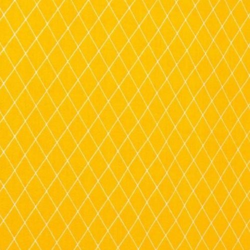 Tissu losanges jaune et blanc 50x80 cm