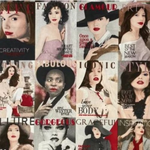 Tissu ameublement magazines 50x70 cm