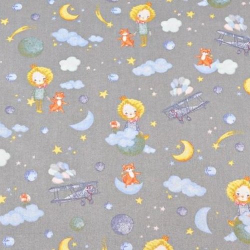 Tissu coton le petit prince 50x80 cm