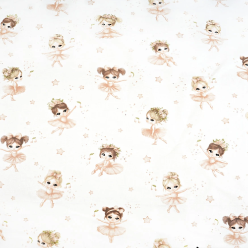 Tissu coton danseuses ballerine 50x80m