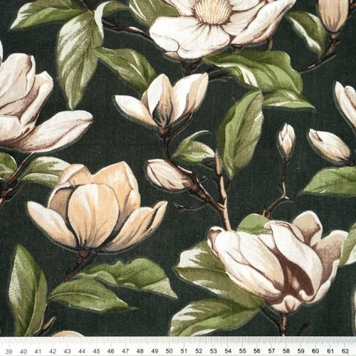 Tissu coton magnolias  50x80 cm