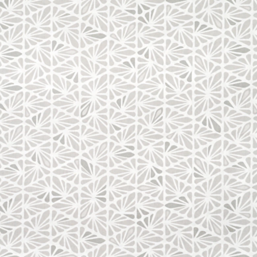 Tissu graphique gris et blanc 50x80 cm