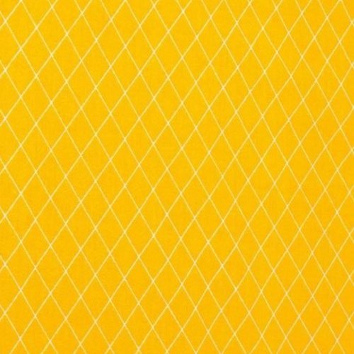 Tissu losanges jaune et blanc 50x80 cm
