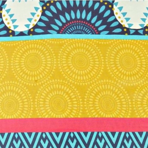 Tissu coton 50x80 cm mandalas