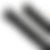 Lot de 10 fermetures éclair 10cm noires