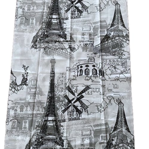 Tissu paris et tour eiffel 70x100cm