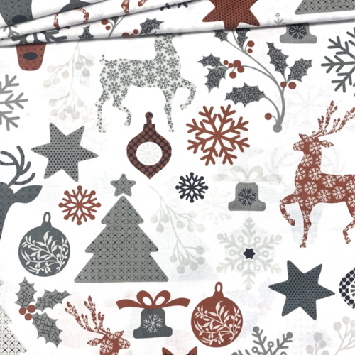 Tissu décorations de noël 50x80cm