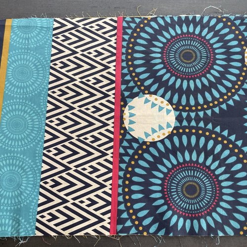 Tissu coton 50x80 cm mandalas