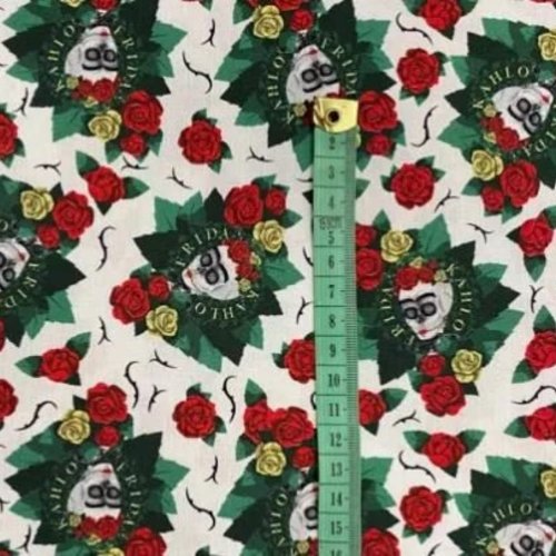 Tissu déco frida khalo  50x75cm