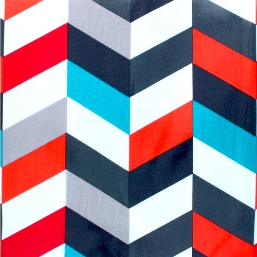 Tissu enduit graphique 49x65 cm