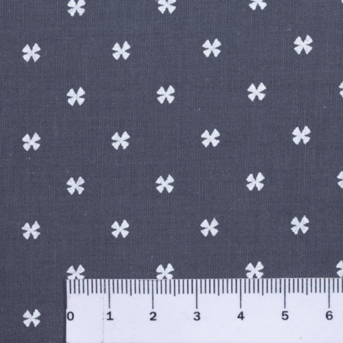 Tissu graphique gris et blanc 50x70 cm