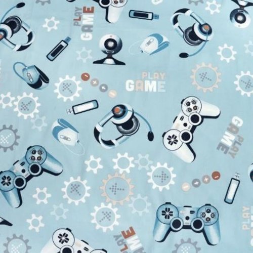 Tissu coton gamer 50x80cm