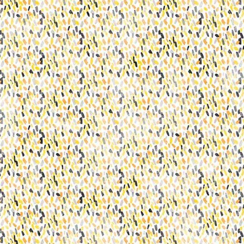 Tissu ameublement jaune et gris 46x68cm