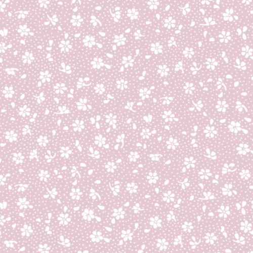 Tissu fleurs liberty rose et blanc 50x80 cm