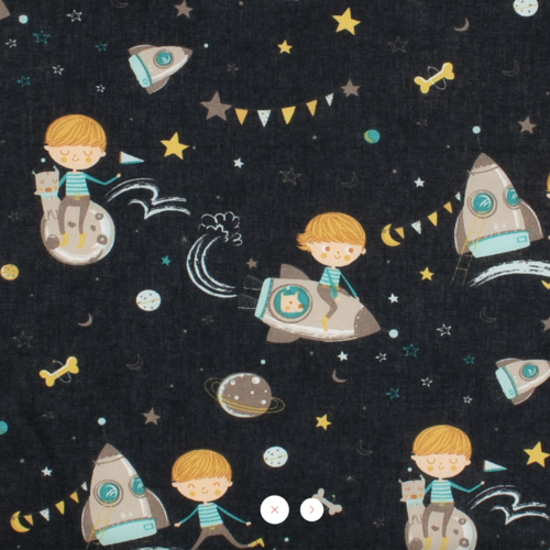 Tissu le petit prince 50x72 cm