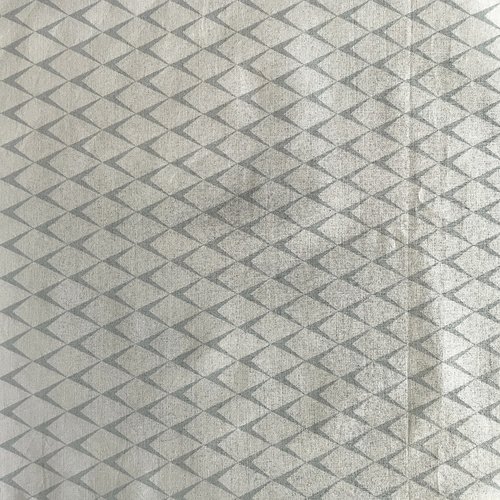 Tissu coton graphique vert sauge 52x88 cm