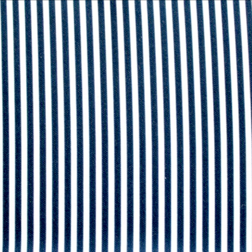 Tissu gabardine rayé marine et blanc 50x73 cm