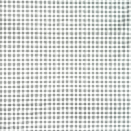 Tissu vichy gris et blanc 50x80 cm