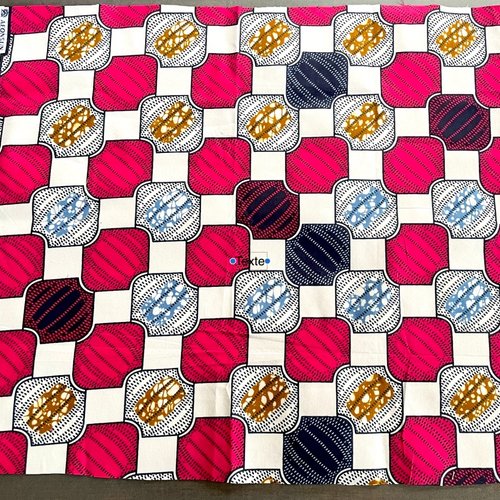 Tissu imprimé wax 53x57cm