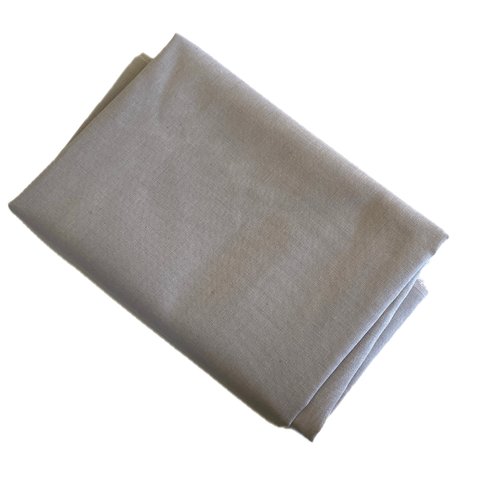 Tissu coton uni gris 50x70 cm