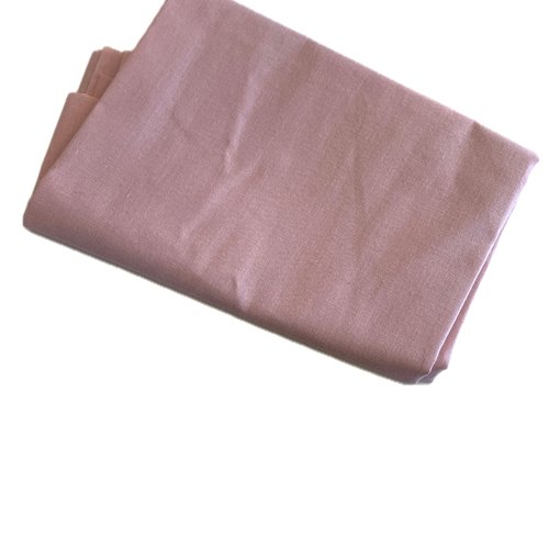 Tissu coton uni vieux rose 50x70 cm