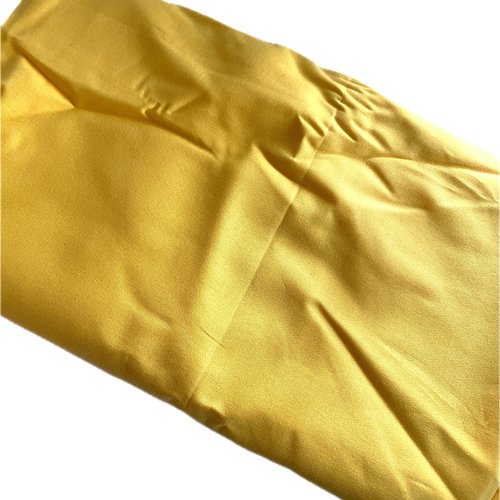 Tissu coton uni jaune 50x70 cm