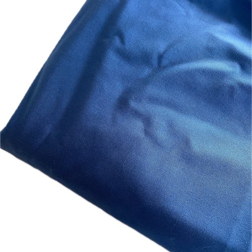 Tissu coton uni bleu 50x70 cm