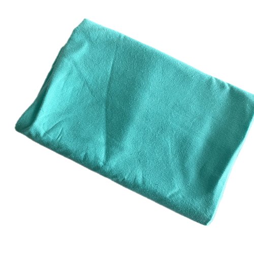 Tissu coton uni vert menthe 50x70 cm