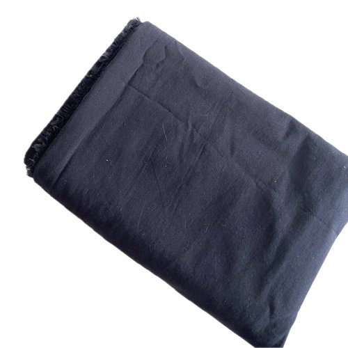 Tissu coton uni bleu marine 50x70 cm