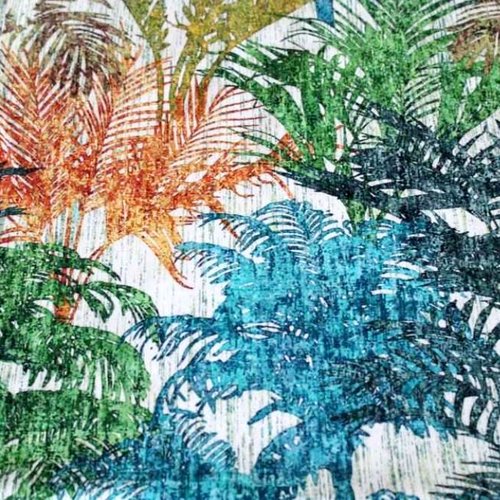 Tissu ameublement tropical 55x70cm