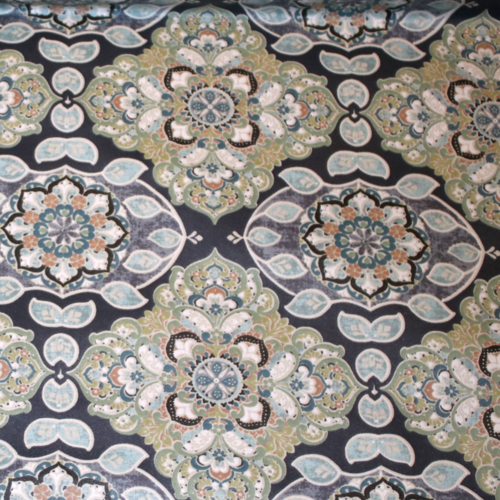 Tissu enduit mandalas 54x76 cm