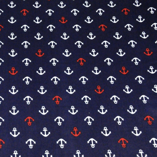 Tissu thème marin 50x80 cm