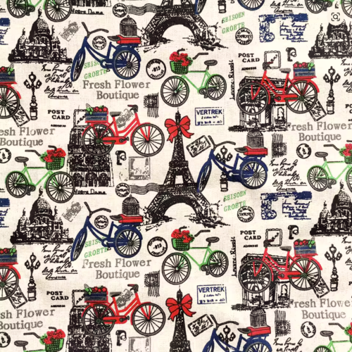 Tissu ameublement paris 45x77cm