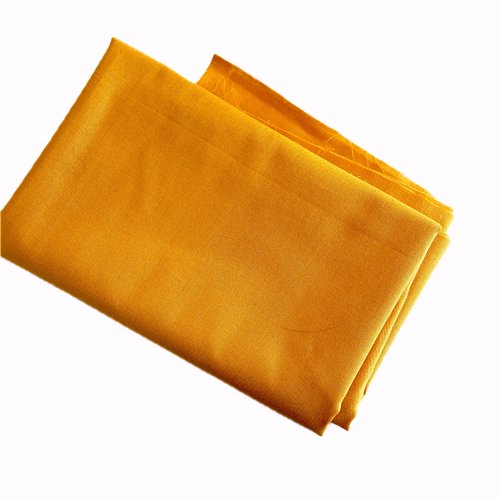 Tissu coton uni moutarde 50x70 cm