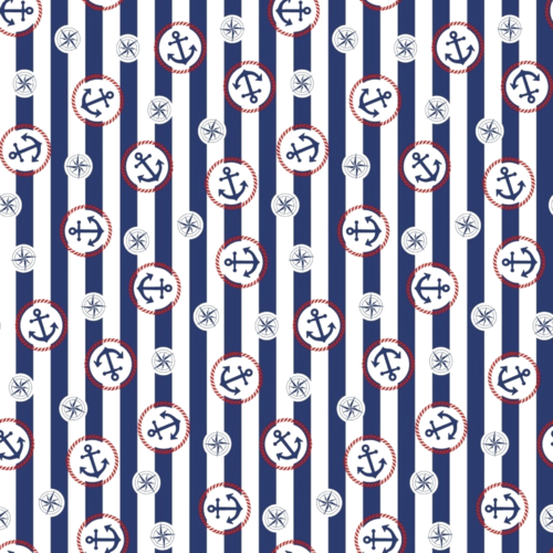Tissu thème marin 50x80 cm