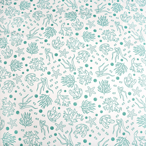 Tissu fonds marins 50x80 cm