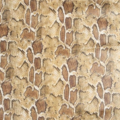 Simili cuir habillement peau de serpent 55x70cm