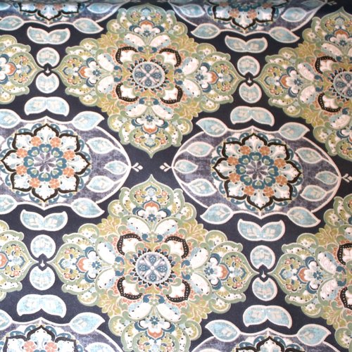 Tissu enduit mandalas 54x76 cm